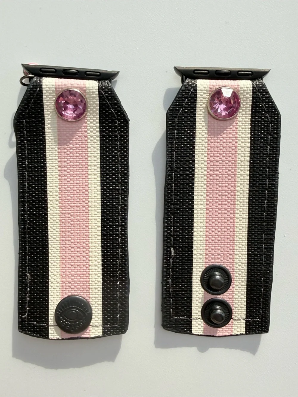 Watch‎ Me Creations Pink Between The Lines Apple Watch Band